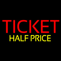 Ticket Half Price Neontábla
