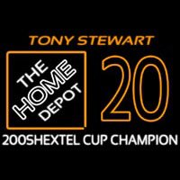 Tony Stewart 20 Nascar Neontábla