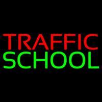 Traffic School Neontábla