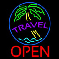Travel Open Neontábla