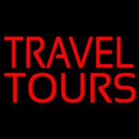 Travel Tours Neontábla
