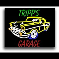 Tripp Garage Neontábla