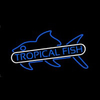 Tropical Fish Blue 1 Neontábla