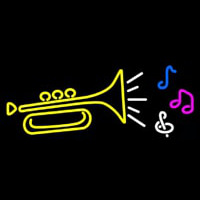 Trumpet Logo Neontábla