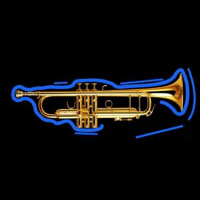 Trumpet Shaped Neontábla