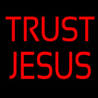 Trust Jesus Neontábla