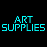 Turquoise Art Supplies 1 Neontábla
