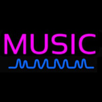 Turquoise Music Neontábla