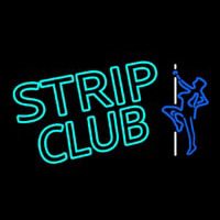 Turquoise Strip Club Neontábla
