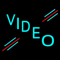 Turquoise Video Neontábla