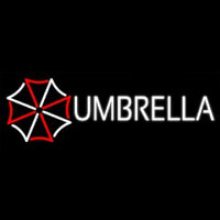 Umbrella Corporation Resident Nvil Neontábla