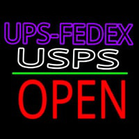 Ups Fede  Usps With Open 1 Neontábla