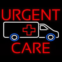 Urgent Care Hospital Van Neontábla