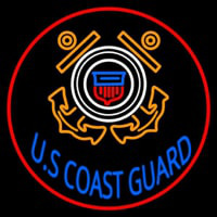 Us Coast Guard Logo Neontábla