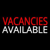 Vacancies Available Neontábla