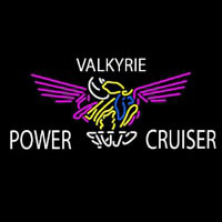 Valkyrie Power Cruiser Club Neontábla