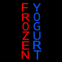 Vertical Frozen Yogurt Neontábla