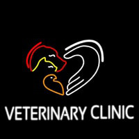 Veterinary Clinic Neontábla