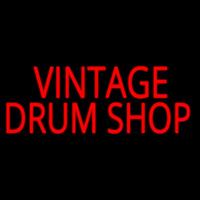 Vintage Drum Shop 1 Neontábla