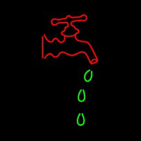 Water Tap Neontábla