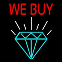 We Buy Diamond Neontábla