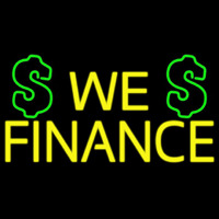 We Finance Dollar Logo Neontábla