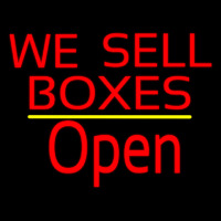 We Sell Bo es Script1 Open Yellow Line Neontábla