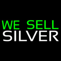 We Sell Silver Neontábla