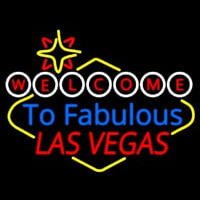 Welcome To Fabulous Las Vegas Neontábla