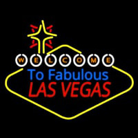 Welcome To Fabulous Las Vegas Neontábla