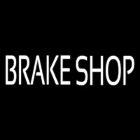 White Brake Shop Neontábla