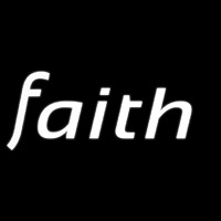 White Faith Neontábla