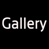 White Gallery Neontábla