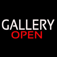 White Gallery Open Neontábla