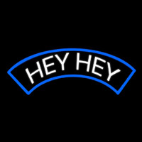 White Hey Neontábla