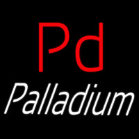 White Palladium Neontábla