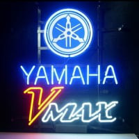 Yamaha V Max Bolt Nyitva Neontábla