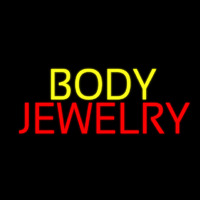 Yellow And Red Body Jewelry Neontábla