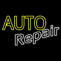 Yellow Auto White Repair Neontábla