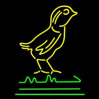 Yellow Bird Logo Neontábla