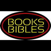 Yellow Books Bibles Neontábla