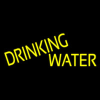 Yellow Drinking Water Neontábla
