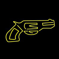 Yellow Gun Neontábla