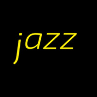 Yellow Jazz Cursive Neontábla