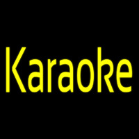 Yellow Karaoke 1 Neontábla