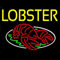 Yellow Lobster Neontábla