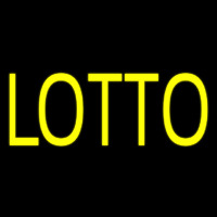 Yellow Lotto Neontábla
