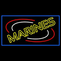 Yellow Marines Neontábla
