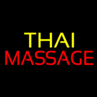 Yellow Thai Red Massage Neontábla
