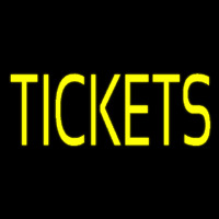 Yellow Tickets Neontábla